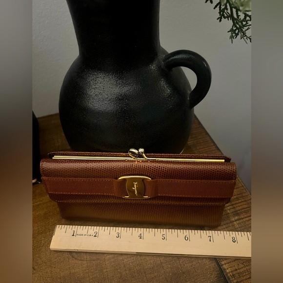 Salvatore Ferragamo Kisslock Wallet (with COA) - Picture 13 of 15